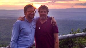Ross London (R) with his son, Daniel