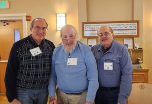 The Marker Brothers at JMR 31: David, Jeff (z”l) and Bill