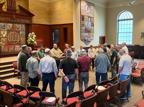 Opening Circle at Greater Boston Mensch Day 2025